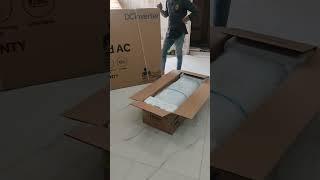 haier solar hybrid AC 1.5 ton inverter AC with 4 solar panels / #haier #haier #airconditioner
