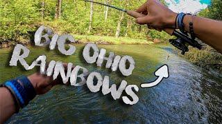 Nymph Fishing for Rainbow Trout in Ohio!!