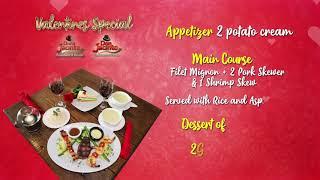 Valentine Special 2020 Doña Jacinta Restaurant Aruba