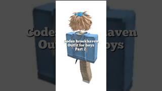 codes brookhaven outfit for boys part 2