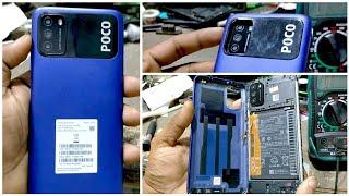 poco m3 disassembly / poco m3 teardown / how to open poco m3 /how to replacement back glass poco m3