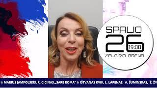 Inga Valinskienė - 2Donatai - Irena Starošaitė SPALIO 26 d. Žalgirio arena