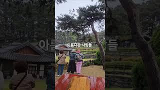 #동행#좋은사람들 #행복이 #기와집 #포토존 #여행 #여행그리기 #바다 #정원 #토토 #풍경그림