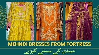 Mehndi Dresses | Shopping at Fortress | مہندی کے کپڑے | Crust Culture Review