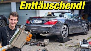 Das SL 500 Auspuff-Video ohne Happy End!