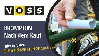 Die 5 häufigsten Fragen nach einem Brompton-Kauf? [Deutsch]