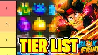 *NEW* FRUIT TIER LIST For DRAGON UPDATE In BLOX FRUITS! Roblox