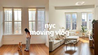 NYC Moving Vlog | empty apartment tour, my dream home, a new chapter