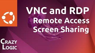 90 - VNC and RDP Ubuntu 22.04, Jammy Jellyfish, Remote Access, Screen Sharing, with lock screen fix