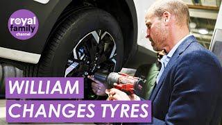 Prince William ‘Tyres’ His Best With Earthshot Eco-Wheel