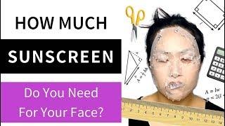 How Much Sunscreen Do You Need For Your Face? Lab Muffin Beauty Science
