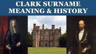 Clark Surname History