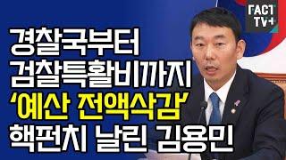 경찰국부터 검찰특활비까지 ‘예산 전액삭감’ 핵펀치 날린 김용민