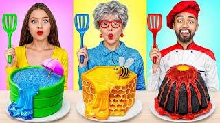 Me vs Grandma Cooking Challenge | Amazing Kitchen Hacks by X-Challenge