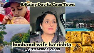 A Beautiful Rainy Day In Cape Town || Husband n Wife ka rishta ️ || Desi Life In South Africa 