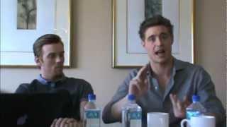 Max Irons and Jake Abel - 'The Host' Press Junket Interview