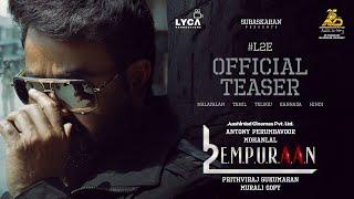 L2E Empuraan Teaser | Mohanlal | Prithviraj Sukumaran | Murali Gopy | Subaskaran |Antony Perumbavoor