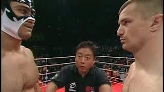 Mirko Cro Cop vs Dos Caras JR  (with Alberto Del Rio Commentary)