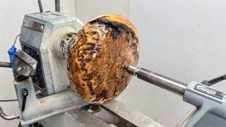 Woodturning - The Most Stunning Oak Burl I Have Ever Turned