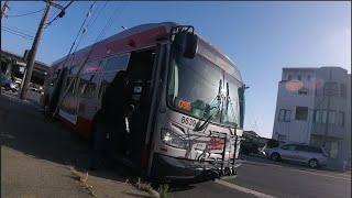 Time Lapse: 88 BART Shuttle inbound