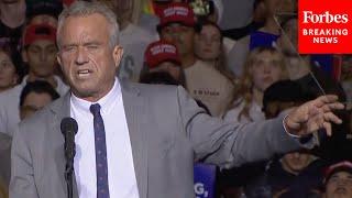 JUST IN: RFK Jr. Lambasts Democratic Party At Trump's Rally In Milwaukee, Wisconsin