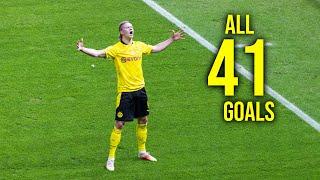 Erling Haaland All 41 Goals in Season 2020/21 HD || Richard A TV