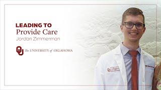 Leading to Provide Care: Jordan Zimmerman | University of Oklahoma