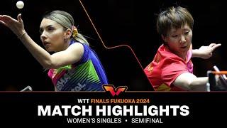 Bernadette Szocs vs Wang Manyu | WS SF | WTT Finals Fukuoka 2024