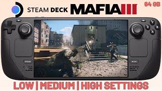 Mafia III Steam Deck (64GB) Gameplay | All Settings Tested