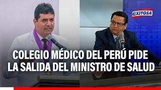 Colegio Médico del Perú:  "Su gestión se ha traducido en un discurso presidencial vacío"