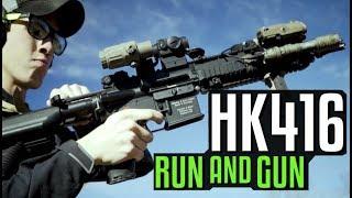 Running and Gunning with the HK416