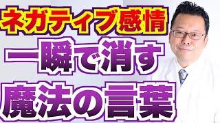 【まとめ】ネガティブ感情を一瞬で消す魔法の言葉【精神科医・樺沢紫苑】