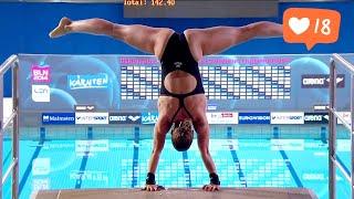 Beautiful Women's Handstand Diving (10m Platform) Highlights