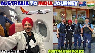 Australia To India Journey IMMIGRATION ?  AIR INDIA FLIGHT Experience | EMOTIONAL