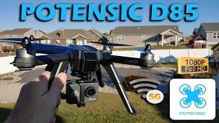 Potensic D85 Brushless 1080p 5G WIFI GPS Drone Flight Review