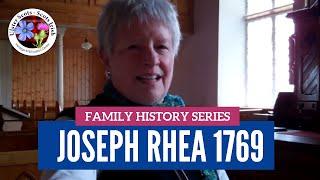 IRELAND to MARYLAND USA 1769 - Rev Joseph Rhea, Fahan Donegal [Family History]