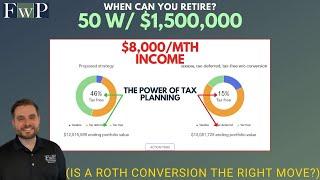 Retirement Planning - When Can You Retire? 50 Years Old with $1,500,000 Saved