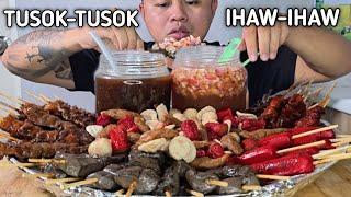 TUSOK-TUSOK AT IHAW-IHAW | FILIPINO STREETFOOD | MUKBANG PHILIPPINES | TOL BULOY MUKBANG