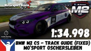 iRacing BMW M2 CS Oschersleben - Track Guide - 1:34.998 - Rookie Fixed Setup