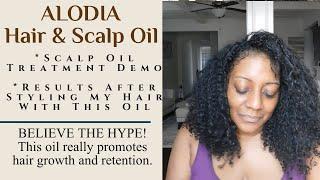 ALODIA Hair & Scalp Oil Treatment Demo. Hair Oil That Really Promotes Hair Growth & Length Retention