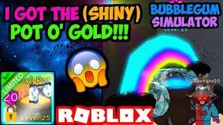 I TRADED MY ENTIRE INVENTORY FOR A (SHINY) POT O' GOLD!! (Bubble Gum Simulator Roblox)