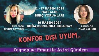 11-17 Kasım 2024 Haftalık Burç Yorumları & 16 Kasım Boğa Burcunda Dolunay