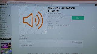 ROBLOX HOW TO MAKE BYPASSED AUDIOS IN 2022