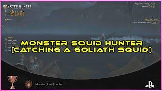 Monster Squid Hunter (Catching A Goliath Squid) Monster Hunter Wilds MHWI