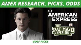 2025 American Express Picks, Research, Sleepers, Course Preview, Odds Guess | Fantasy Golf Picks