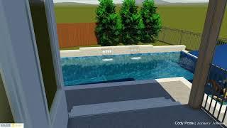 The Green Pool - Designed by Zach Johnson - Cody Pools