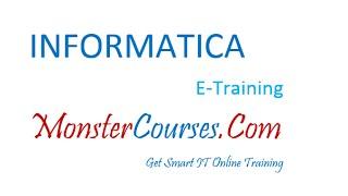 Informatica Online Training | Informatica free Demo| Informatica Virtual Training.