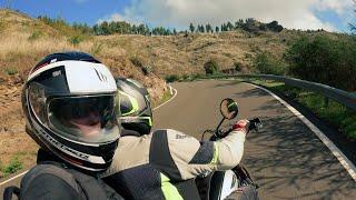 Ducati Scrambler Icon Dark Trip on Gran Canaria with Zan & Neja