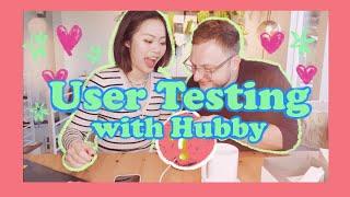 User testing with my husband on cool tech gifts for Valentines Day *HILARIOUS*