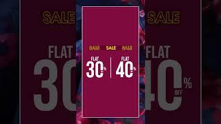 Blessed Friday Sale at SAYA | Flat 30% & 40% OFF on Almost Everything!